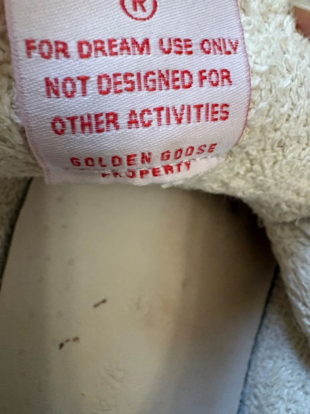 GOLDEN GOOSE May Sneakers Red White Black Size 35 -US sz 5 - Picture 7 of 13